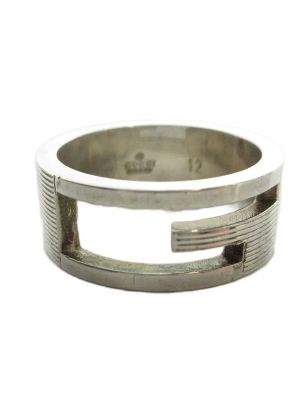 Gucci Ring Logo Silver